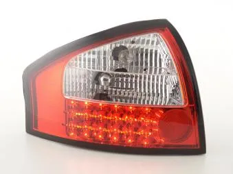 Kit De Pilotos Traseros Led Audi A6 Sedan Modelo 4b 97-03 Color Claro/Rojo Fk Automotive