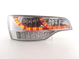 Kit De Pilotos Traseros Led Audi Q7 Modelo 4l 06- Cromado Fk Automotive