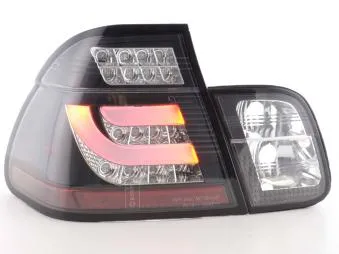 Kit De Pilotos Traseros Led Bmw Serie 3 E46 Sedan 98-01 Negro Fk Automotive