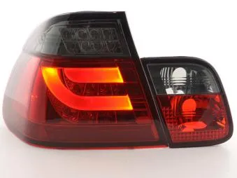 Kit De Pilotos Traseros Led Bmw Serie 3 E46 Sedan 02-05 Rojo/Negro Fk Automotive