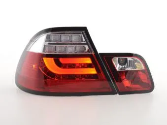 Pilotos Led Bmw 3er E46 Coupe Bj. 03-07 Rojo/Transparente Fk Automotive