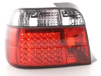 Kit De Pilotos Traseros Led Bmw Serie 3 Compact Modelo E36 94-99 Color Claro/Rojo Fk Automotive