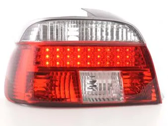 Kit De Pilotos Traseros Led Bmw Serie 5 Sedan Modelo E39 95-00 Color Claro/Rojo Fk Automotive
