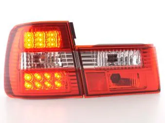 Kit De Pilotos Traseros Led Bmw Serie 5 Modelo E34 88-94 Color Claro/Rojo Fk Automotive