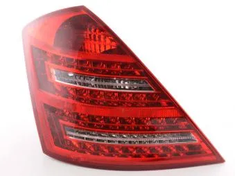 Kit De Pilotos Traseros Led Mercedes-Benz Clase S 221 05-09 Rojo/Color Claro Fk Automotive