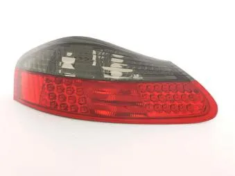 Kit De Pilotos Traseros Led Porsche Boxster Modelo 986 1996-2004 Negro/Rojo Fk Automotive