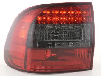 Kit De Pilotos Traseros Led Porsche Cayenne Modelo 955 02-06 Rojo/Negro Fk Automotive