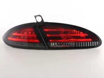 Kit De Pilotos Traseros Led Seat Leon Modelo 1p 05- Rojo/Negro Fk Automotive