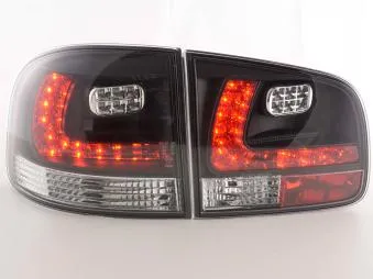Kit De Pilotos Traseros Led Vw Touareg Modelo 7l 03-09, Negro Fk Automotive