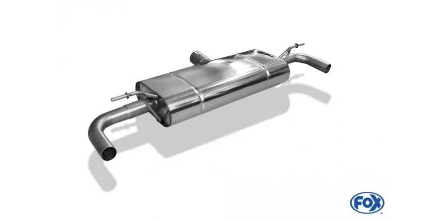 FOX Escape trasero salida cruzada derecha / izquierda - Mercedes Clase B - 246 - 4matic - AMG-Line / Urban Año:Desde 2011