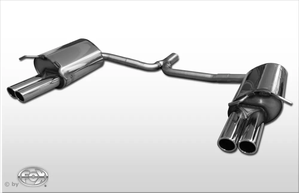 Escape FOX Mercedes E-Class Coupe C207 - 4 cylinders escape final duplex - 2x70 16 duplex