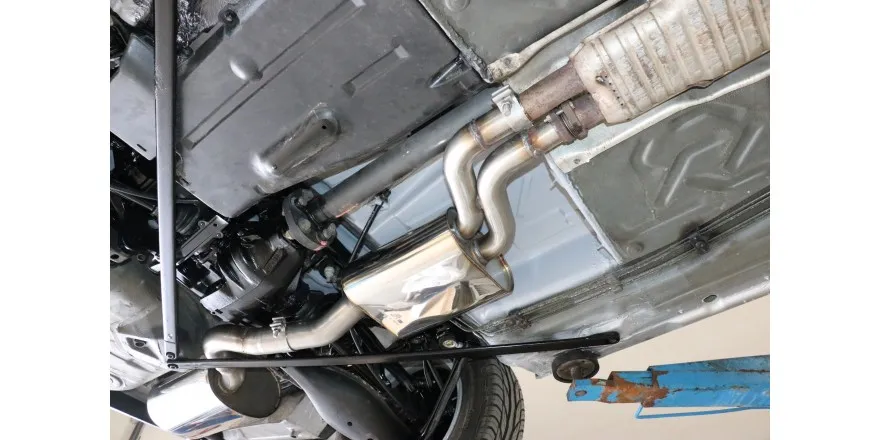 Escape delantero Mercedes E-Klasse W124 Cabrio Ø70mm