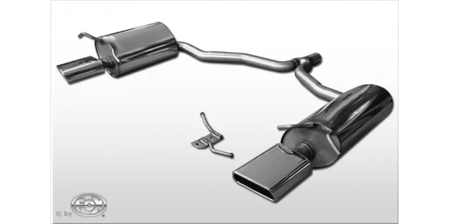 Escape FOX Mercedes E-Class Coupe C207 - 4 cylinders escape final duplex - 1x145x65 59 duplex