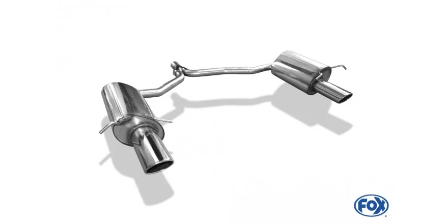 Escape FOX Mercedes E-Class Coupe C207 - 4 cylinders escape final duplex - 1x115x85 32 duplex