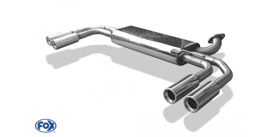 Escape FOX Mercedes Vito/ Viano - W639 escape final cross salida duplex - 2x80 13 duplex