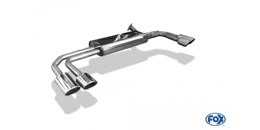 Escape FOX Mercedes Vito/ Viano - W639 escape final cross salida duplex - 2x115x85 32 duplex