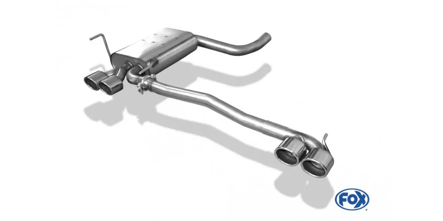 Escape FOX Mercedes CLK 208 escape final salida duplex - 2x88x74 32 duplex