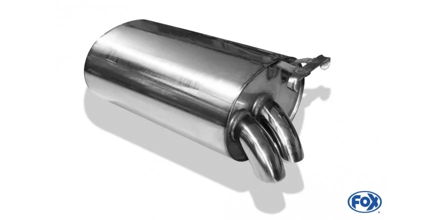Escape trasero FOX Mercedes SL tipo R129 - 2x55 tipo 55