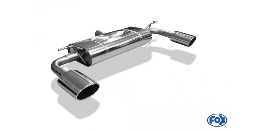 FOX Escape trasero salida cruzada derecha / izquierda - 140x90 tipo 32 Mercedes Clase B - 246 - 4-matic Año:Desde 2011 2,0l