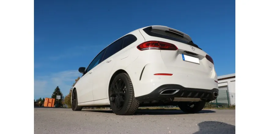 FOX Escape trasero salida cruzada derecha / izquierda Mercedes Clase B - 247 Año:Desde 2018 1,3l 100/120kW