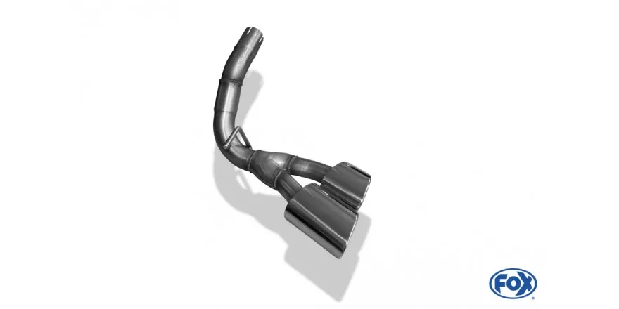 Escape FOX Mercedes X-Class 4-matic cola escape lateral derecha - 2x115x85 type 38 derecha