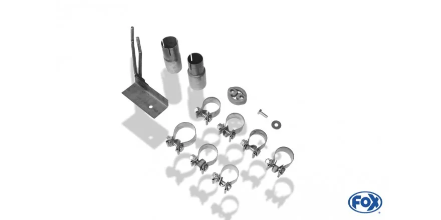 Escape FOX Mitsubishi Colt - Z30/ CZ3/ CZT - 3-türer / Smart Fourfour escape final Ausgang dch/izq - 2x90 Typ 13 dch/izq