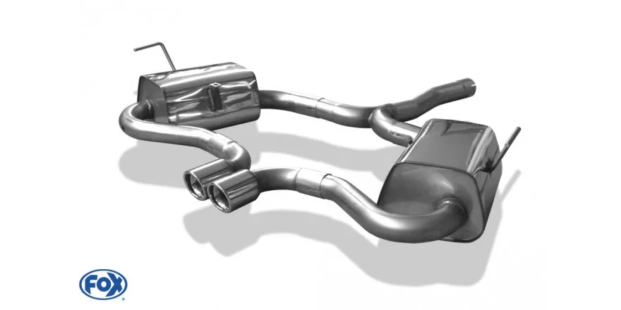 Escape FOX Mini Cooper S Cabrio R52 escape final duplex salida central - 2x76 10