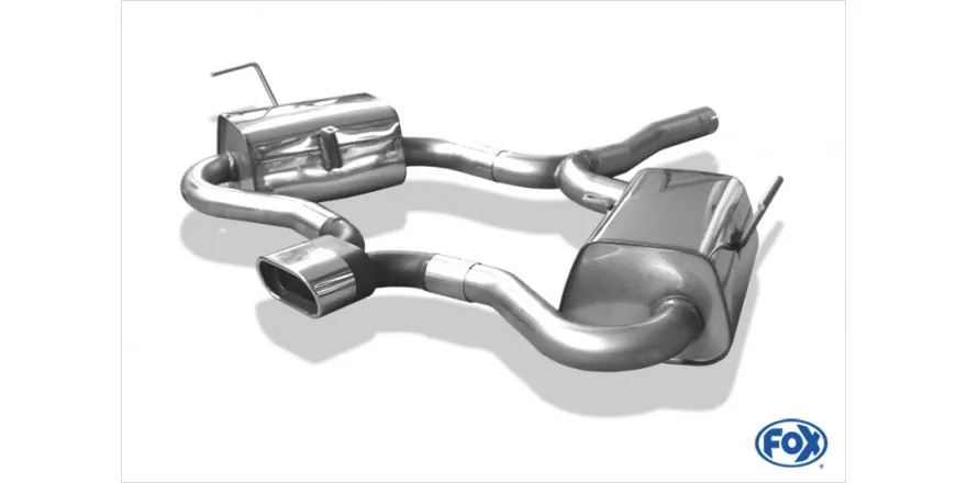 Escape FOX Mini Cooper S Cabrio R52 escape final duplex salida central - 135x80 53