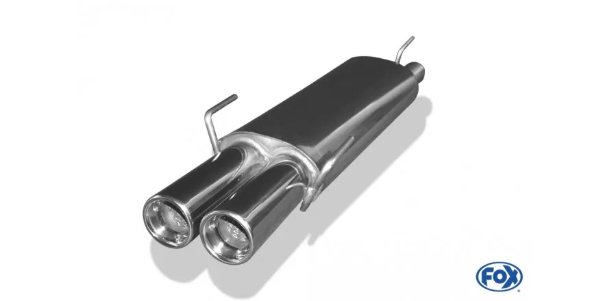 Escape FOX Opel Astra F-CC escape final 3 puntos de fijacion en la entrada - 2x80 13