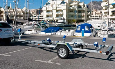 Remolque Alboran 750 Rodillos/Barras