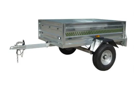 Remolque De Carga Galvanizado Eco-1240 - 300/300 Kgs.