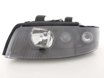 Faros Delanteros Set Angel Eyes Audi A4 Modelo 8e 01-04 Negro Fk Automotive
