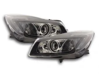 Faros Luz Diurna Con R87 Opel Insignia Bj. 08-13 Negro Fk Automotive