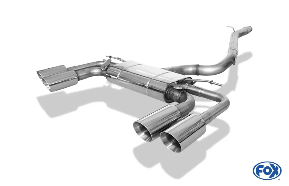 FOX Semisistema del convertidor catalítico - 2x100 tipo 25 derecha / izquierda - Ateca Cupra 4x4 - 5FP Año:Desde 2018 2,0l 221kW