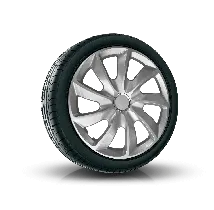 Tapacubos 14", STIG GRIS LACADO 4 pzs