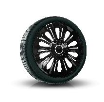 Tapacubos 14", STRONG NEGRO LACADO 4 pzs