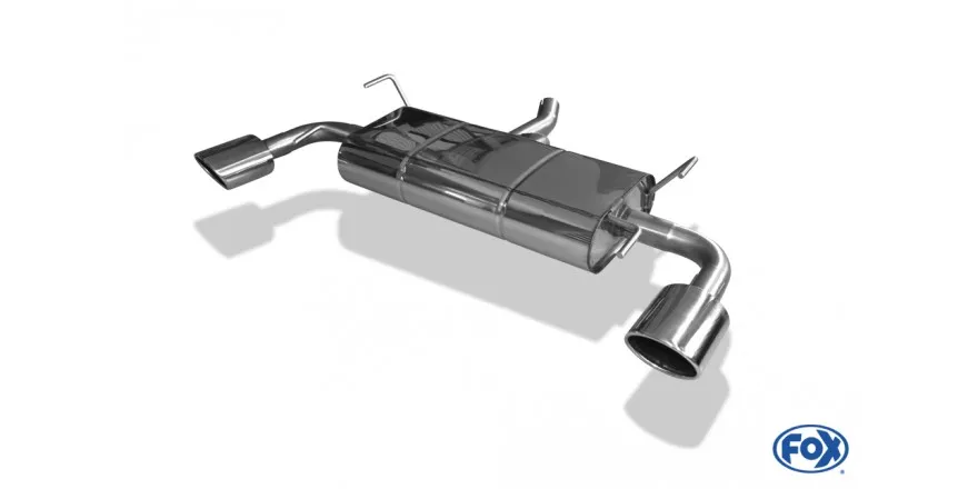 Subaru Impreza - GR - Escape trasero FOX AWD salida cruzada derecha / izquierda - 115x85 tipo 32 derecha / izquierda