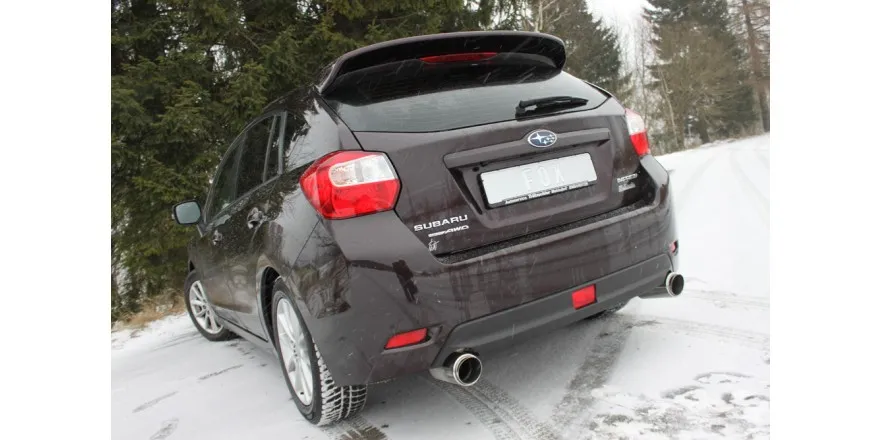 Subaru Impreza GP 4x4 Escape trasero FOX salida cruzada izquierda derecha - 1x100 tipo 27 derecha / izquierda