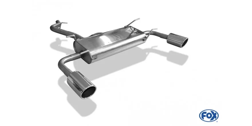 FOX Escape trasero salida cruzada derecha / izquierda - 1x100 tipo 16 Subaru Impreza GT7 AWD Año:Desde 2016 2,0l 115kW