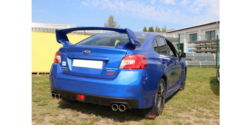 FOX Escape trasero derecho / izquierdo doble flujo - 2x90 tipo 12 negro Subaru Impreza GJ 4x4 - Salón WRX Año:Desde 2016 2,5l 22