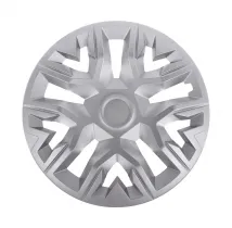 Tapacubos 15", THE BEST plateados, 4pzs