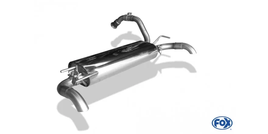 FOX Salida del Escape trasero derecha / izquierda - óptica diesel Citroen C1 II Año:Desde 2014 1,2l 60kW